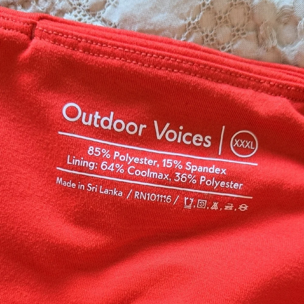 Outdoor Voices Bright Red Leggings Athletic Athleasure XXXL